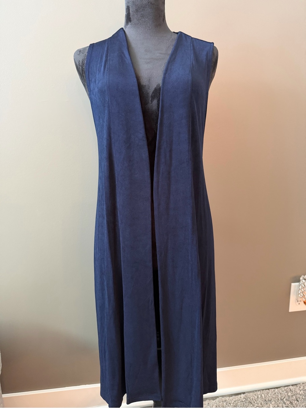 Chico's Travelers Sleeveless Long Duster Vest / Cardigan.

#123